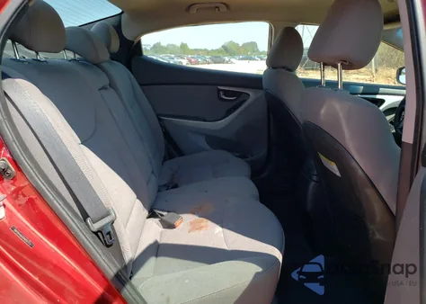 2016 Hyundai Elantra Se from USA, damaged, VIN 5NPDH4AE6GH655773